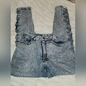 VINTAGE FREDERICKS OF HOLLYWOOD SIDE CUTOUT JEANS